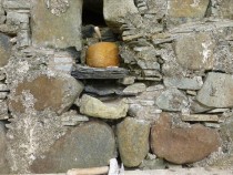 Original stone and slate drain